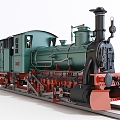 Modern locomotive 3d model