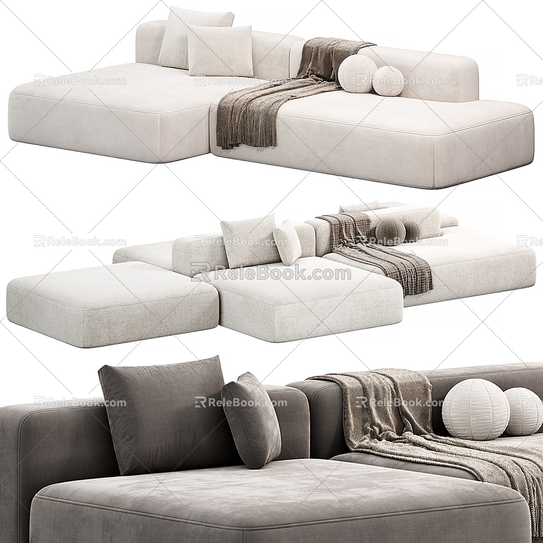 Tamamm Multiplayer Sofa 3d model