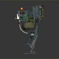 Mech Warrior Mech Soldier Machine Battlearm Mechanical Battlearm Machine Fighter Robot 3d model