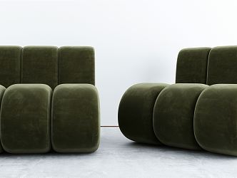 Modern single sofa 3d model