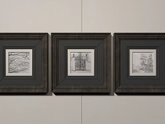 American decorative painting 3d model