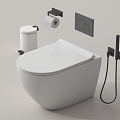 Modern Toilet Smart Toilet 3d model