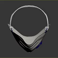 White 9502 Protective Respirator Mask With Blue Valve And Comfortable Straps