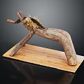 Modern tool guillotine ancient tool machining 3d model