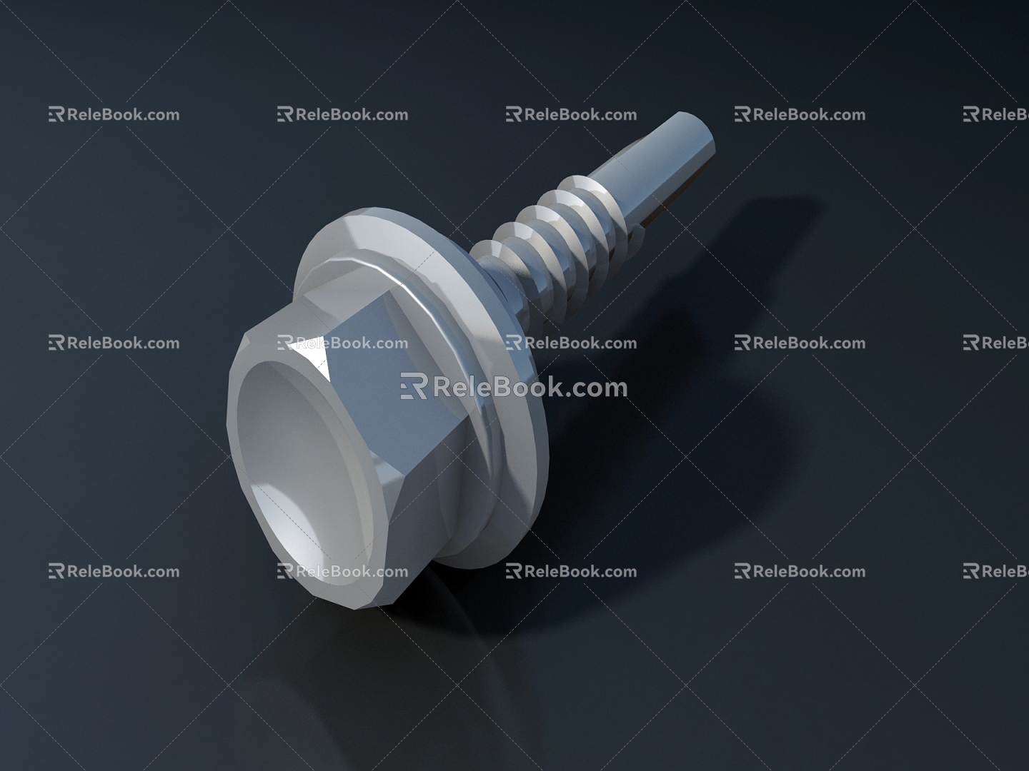 modern screw 3d model