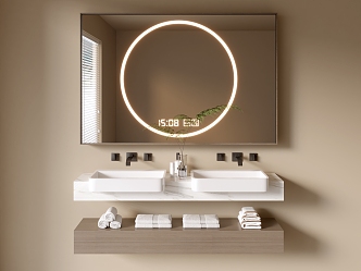 Modern Bathroom Cabinet Bathroom Basin Bathroom Ornaments 3d model