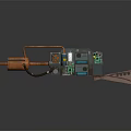 Sci-Fi Items Sci-Fi Components High-Tech Components Sci-Fi Equipment 3d model