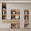 Modern Minimalist Full Wall Bookshelf With Soft Ambient Lighting And Chic Home Decor Storage