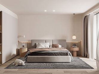 Modern Bedroom 3d model