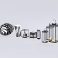 Modern landscape lamp 3d model