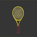 tennis racket tennis racket cover badminton racket cover racket sports goods sports goods 3d model