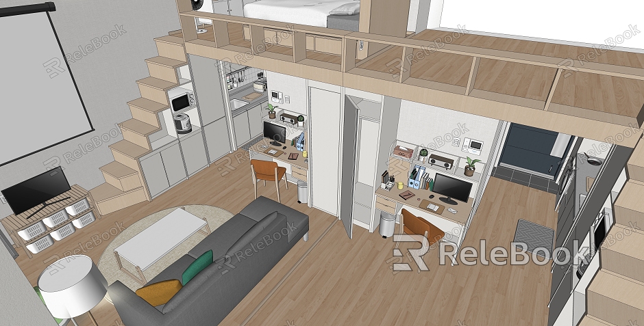 Duplex One Bedroom model