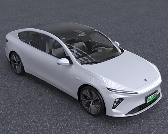 2023 NIO Weilai ET7 New Energy Vehicle 3d model