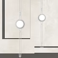 Modern floor lamp spherical floor lamp 3d model