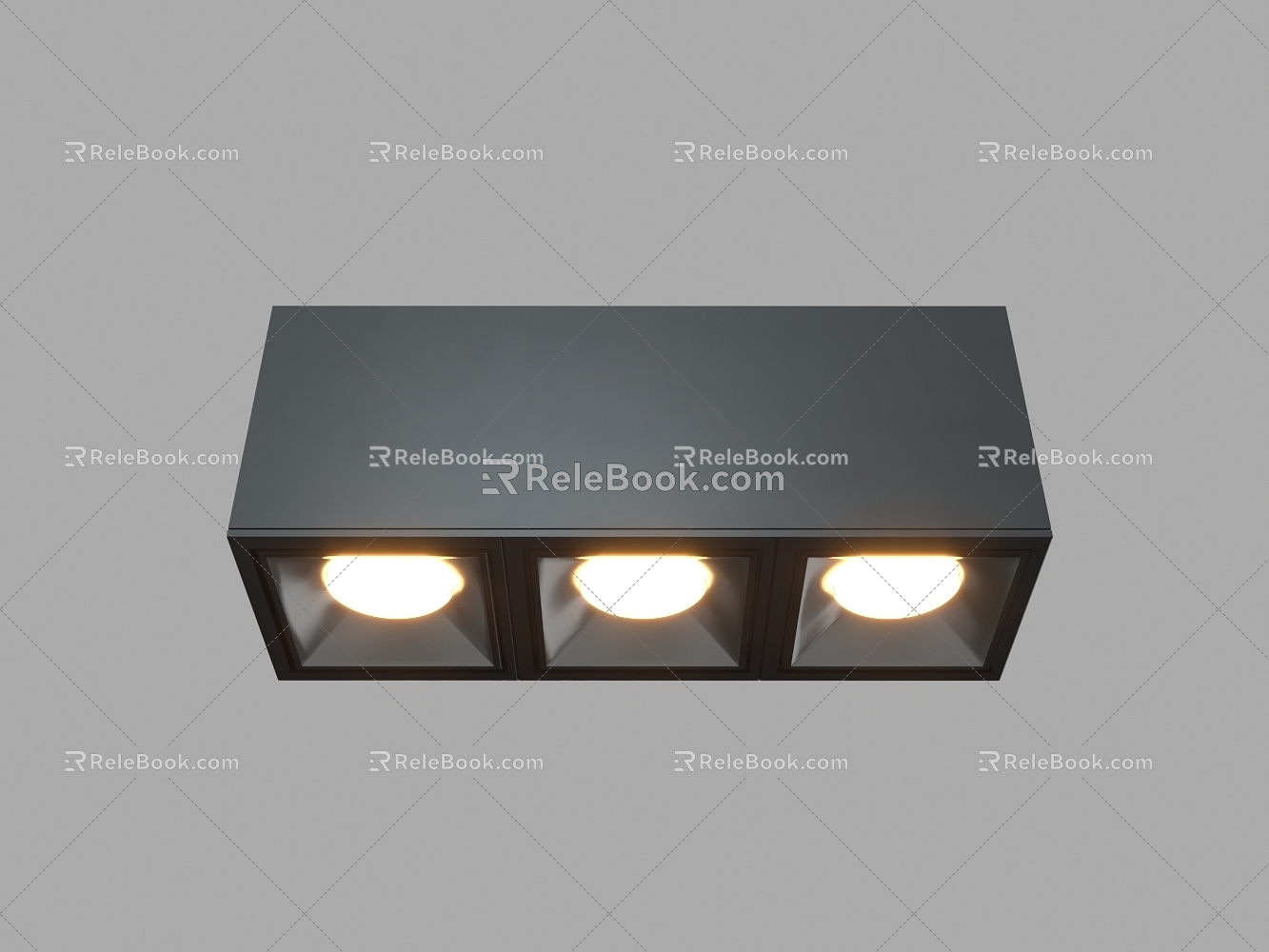 Modern Downlight Spotlight Ceiling Square Light 3d model