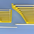 Two sets of Allen wrench Hexagonal key Hexagonal stick screwdriver Hexagonal inside hexagonal Torx 6 Angle screwdriver tool Universal wrench L-shaped wrench Round head square head wrench 3d model