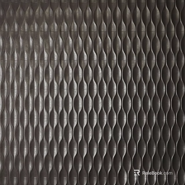 Elegant Wall Paneling Design With Textured Surface And Classic Pattern Detail 3d model