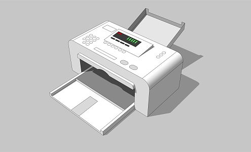 Modern Printer Equipment 3d model