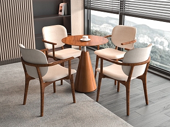 Poltrona leisure table and chair combination coffee table and chair negotiation table and chair reception table and chair signing table and chair 3d model