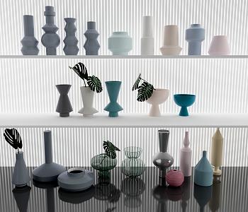 Modern ceramic ware 3d model