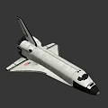 Space Shuttle Design Features White And Black Exterior With Wings And Nose Cone