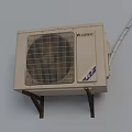 GREE Air Conditioner Fan Mounted on Metal Stand with Power Cord