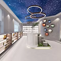 Modern Lounge Area Interior With Light Colored Furniture Wooden Ceiling And Green Plants