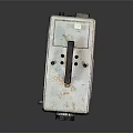 Vintage JOTTER Electronic Appliance Featuring Metal Case Knob And Rusty Handle