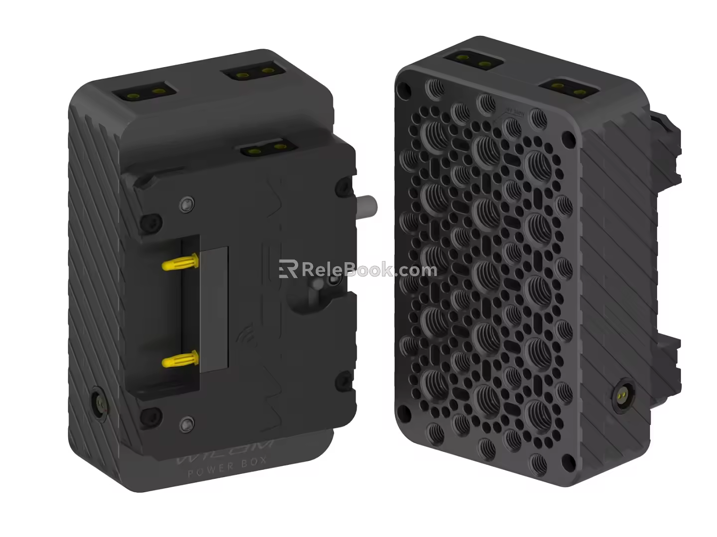 Power box switch voltage regulator power management system relay resistance 3d model