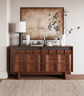 Modern Side Cabinet 3d model