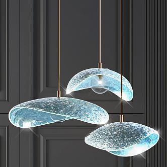 Light Luxury Crystal Chandelier 3d model