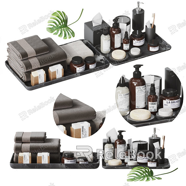 Modern Toiletries Skincare Products Bath Products model