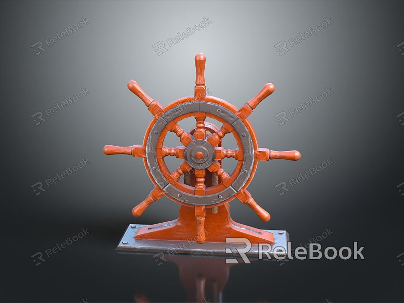 rudder wheel rudder rudder steering wheel marine rudder ship rudder ship steering wheel model