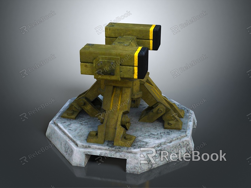 laser tower turret turntable sci-fi tower defense game tower defense sci-fi turret game turret game turret model