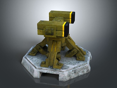 laser tower turret turntable sci-fi tower defense game tower defense sci-fi turret game turret game turret model