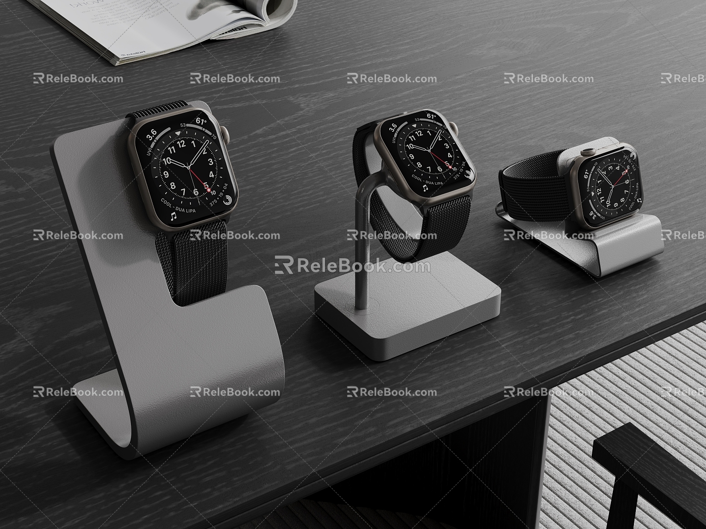 Watch Watch Watch Display Watch Stand Watch Combination Smart Watch 3d model