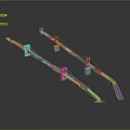 Detailed 3D Bridge Model With Structural Towers Cables And Deck Components