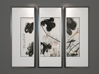 New Chinese abstract painting decorative hanging painting model