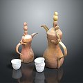 Antique Cultural Relics Antique Wine Pot Cultural Relics Wine Pot 3d model