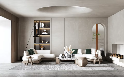 The Silent Living Room 3d model