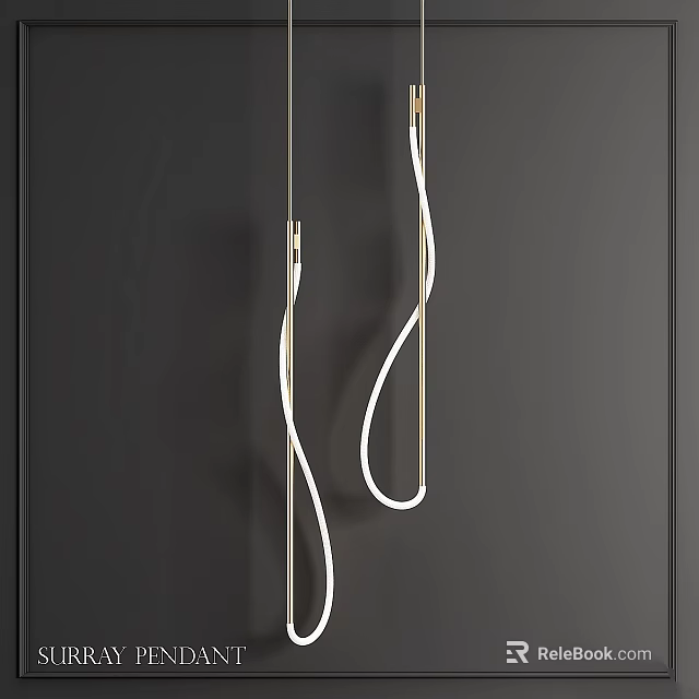 Modern Indoor Ceiling Lighting With Slim Design LED Downlights And Spotlights 3d model 