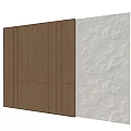 Modern sofa background wall 3d model