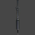 Detailed Tactical Military Rifle With Barrel Magazine Stock Grip And Trigger Design