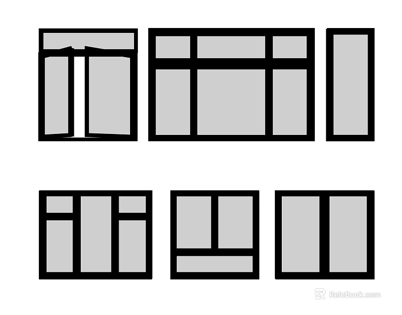 Casement Windows Different Designs For Home Interior Decoration And Improvement 3d model