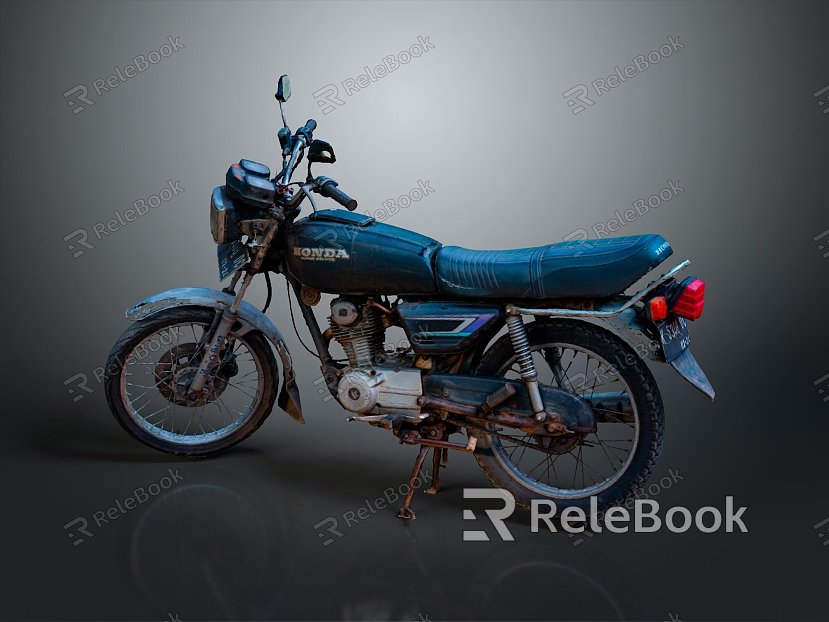 Motorcycle two-wheeled motorcycle off-road motorcycle road race motorcycle motor vehicle transport model