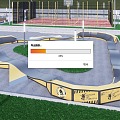 Modern Park Skate Park 3d model