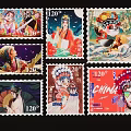 Chinese Traditional Stamp Pendant Featuring Various Cultural Figures Peking Opera Masks And Panda Design