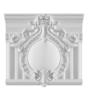 European-style carved 3d model