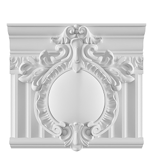 European-style carved 3d model