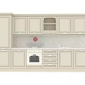 Berloni Modern Kitchen Interior With Light Colored Cabinets Drawers And Countertop